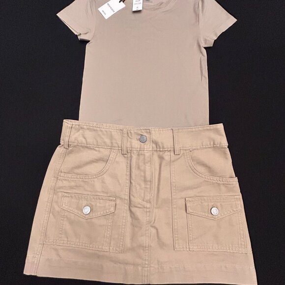 New. Aritzia-Sunday Best Set T-Shirt and Mini Skirt: Size S (4) - Picture 11 of 13